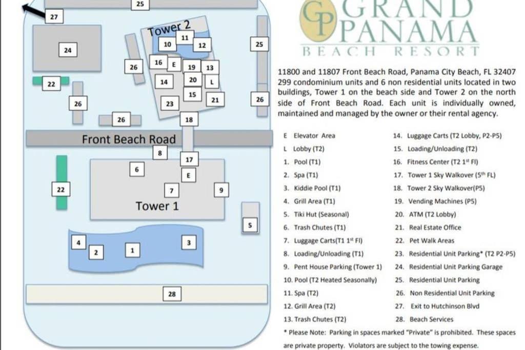 Grand Panaama Beach Resort With Ocean View Panama City Beach Luaran gambar
